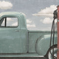 Vintage Truck Mural Wallpaper - pure wallpaper artwork