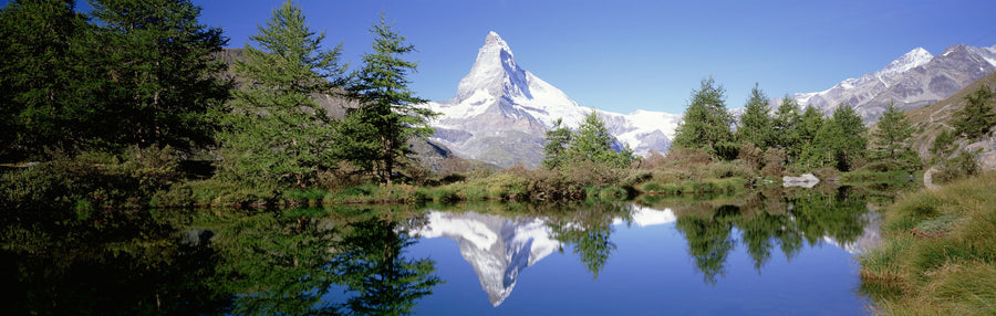 Alpine Mirror Mural Wallpaper