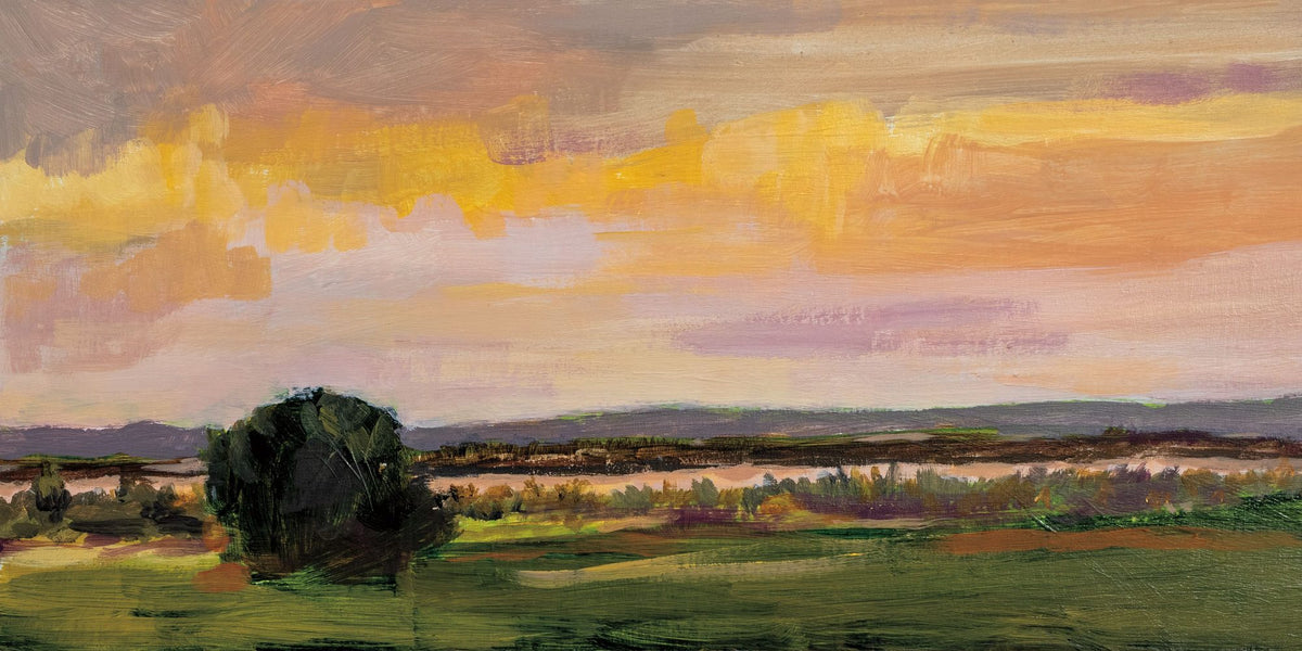 Mesa Dusk Mural Wallpaper - pure wallpaper artwork