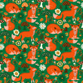 Friendly Foxes Mural Wallpaper - pure wallpaper artwork