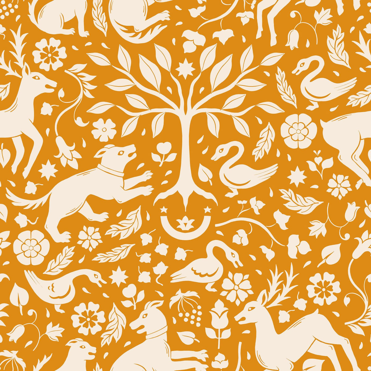 Mother Tree Mural Wallpaper - pure wallpaper artwork
