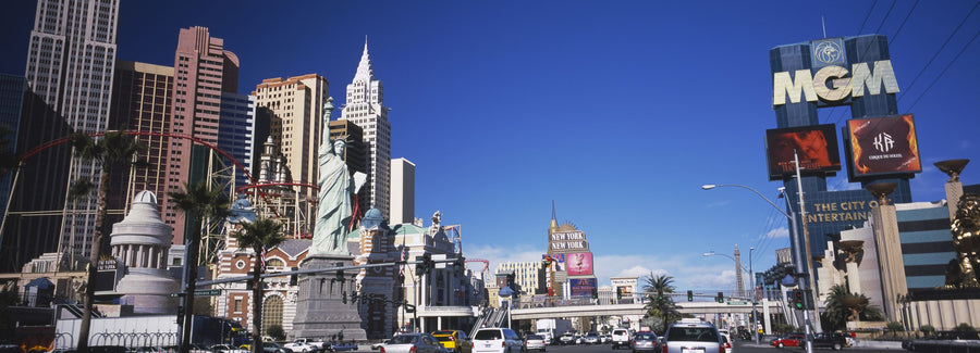 Vegas Skyline Mural Wallpaper