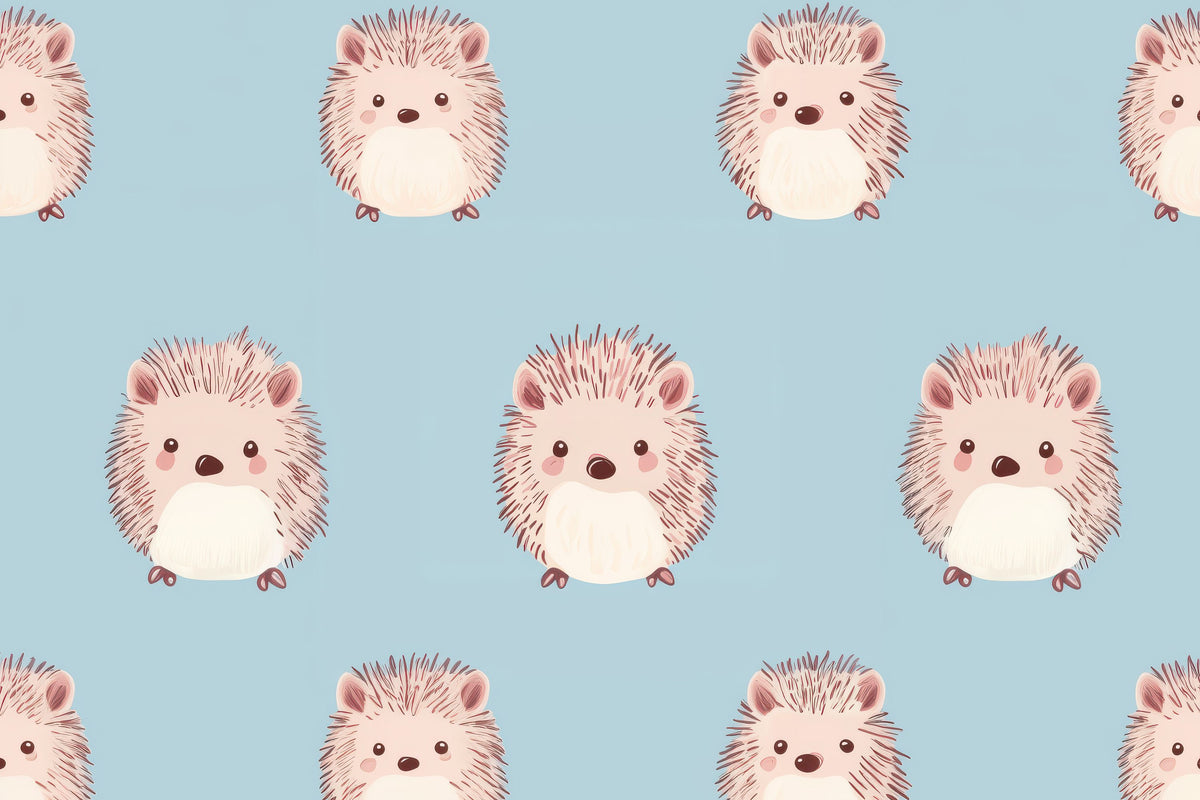 Blue Hedgehog Mural Wallpaper - pure wallpaper artwork