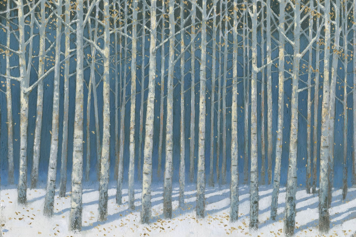 Shimmering Birches Mural Wallpaper - pure wallpaper artwork