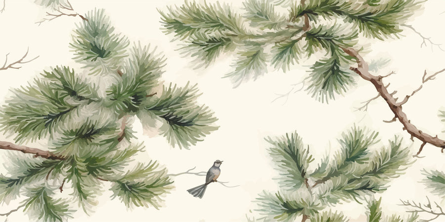 Digital Bird Mural Wallpaper