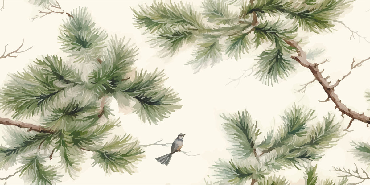 Digital Bird Mural Wallpaper - pure wallpaper artwork