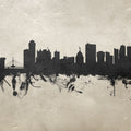 Winnipeg Canada Skyline Concrete Mural Wallpaper - pure wallpaper artwork