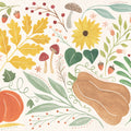 Mod Harvest Mural Wallpaper - pure wallpaper artwork