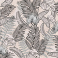 Old Sketchy Leaves Mural Wallpaper - pure wallpaper artwork