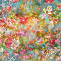 Pastel Floral Fresco Mural Wallpaper - pure wallpaper artwork
