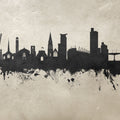 Southampton England Skyline Concrete Mural Wallpaper - pure wallpaper artwork