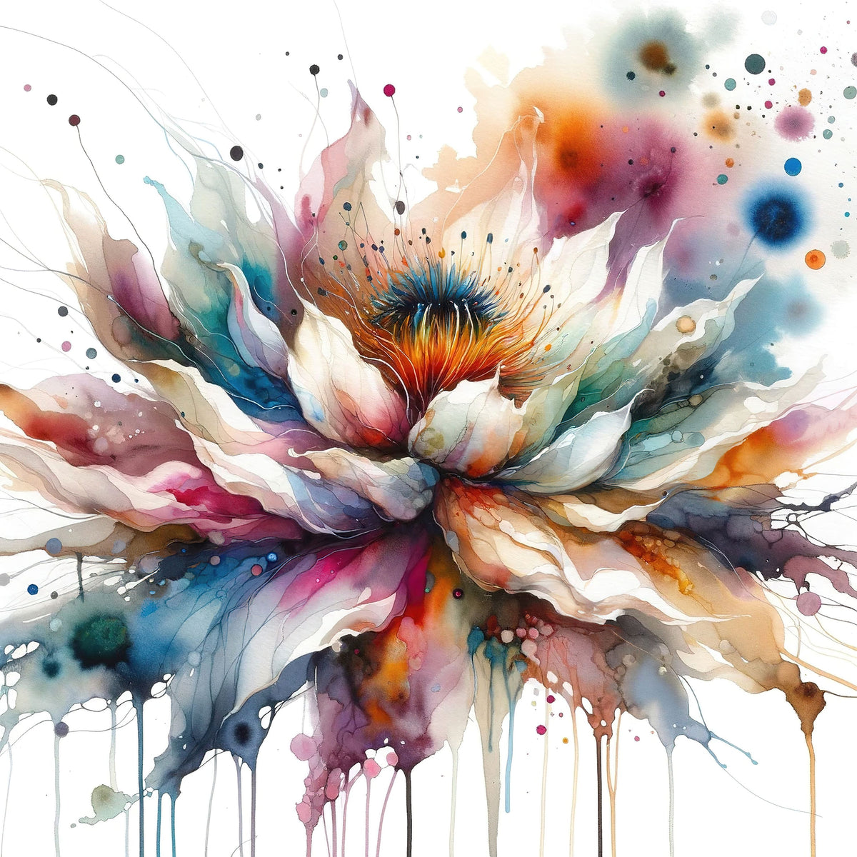 Divine Blossom's Majesty Mural Wallpaper - pure wallpaper artwork