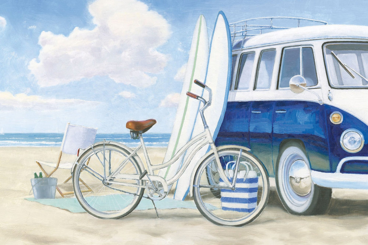 Beach Time Baskets Mural Wallpaper - pure wallpaper artwork