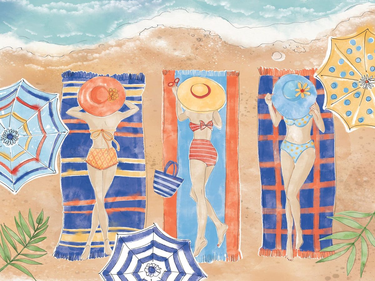 Sunkissed I Beach Mural Wallpaper - pure wallpaper artwork