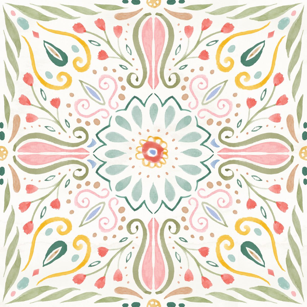 Wild Blooms IX Mural Wallpaper - pure wallpaper artwork