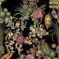 Juicy Fruits, Black Mural Wallpaper - pure wallpaper artwork