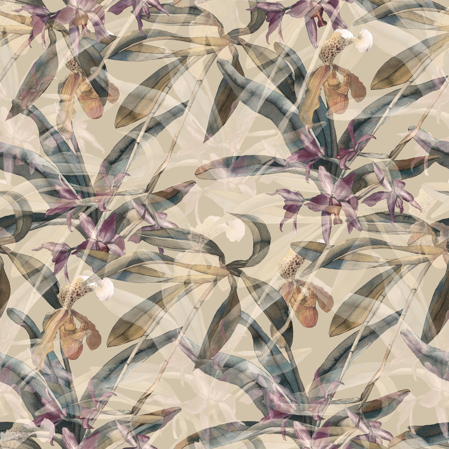 Orchid Orchestra Mural Wallpaper