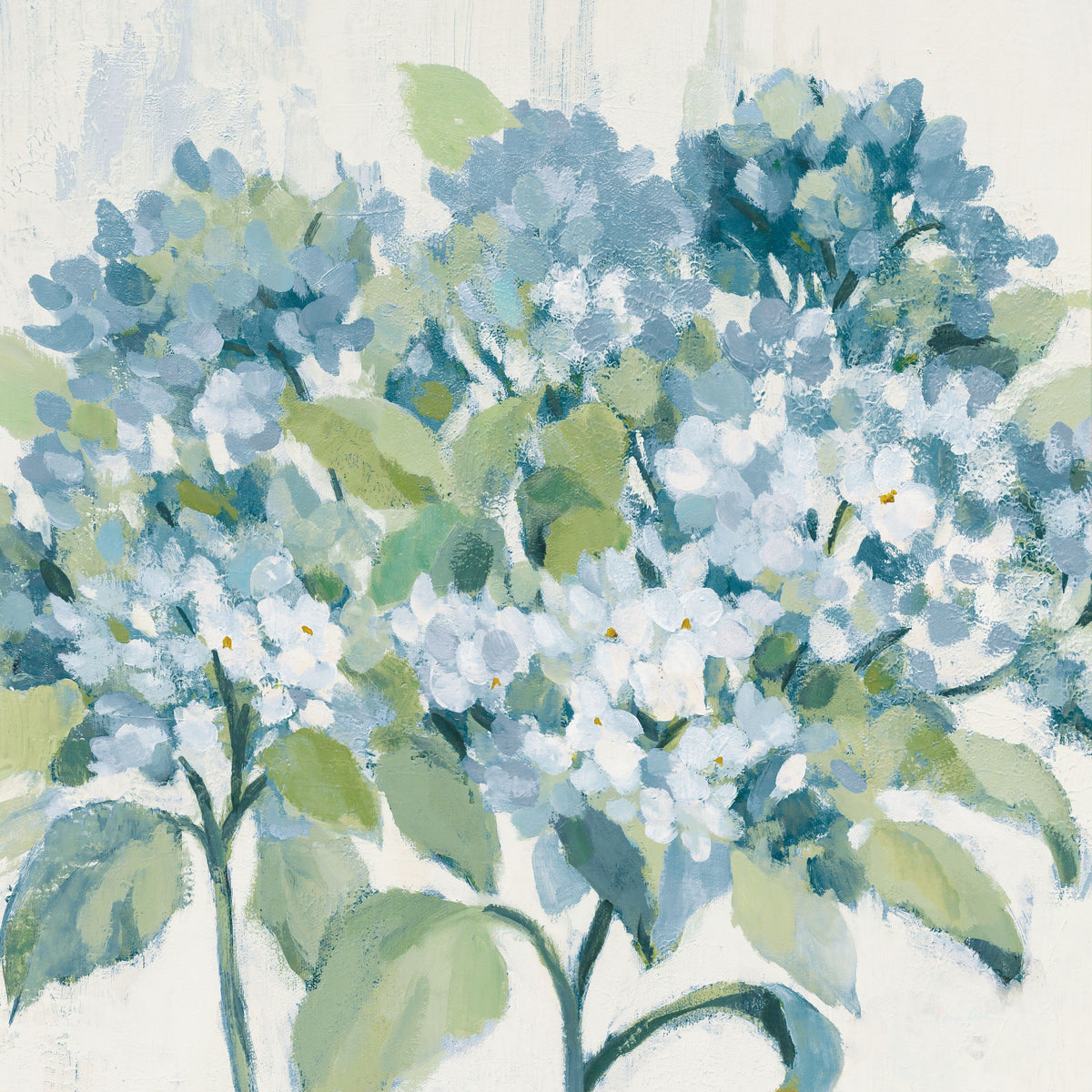 Hydrangeas in Bloom Mural Wallpaper - pure wallpaper artwork