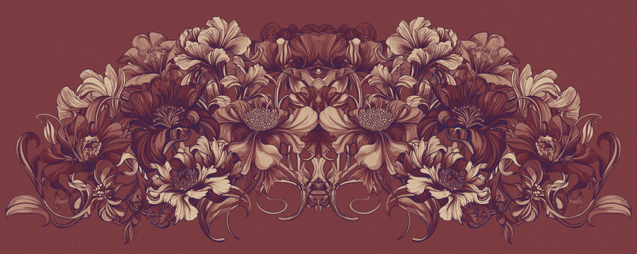 Scandi Flower VI Mural Wallpaper