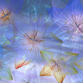 Blue Sea Blossoms Mural Wallpaper - pure wallpaper artwork