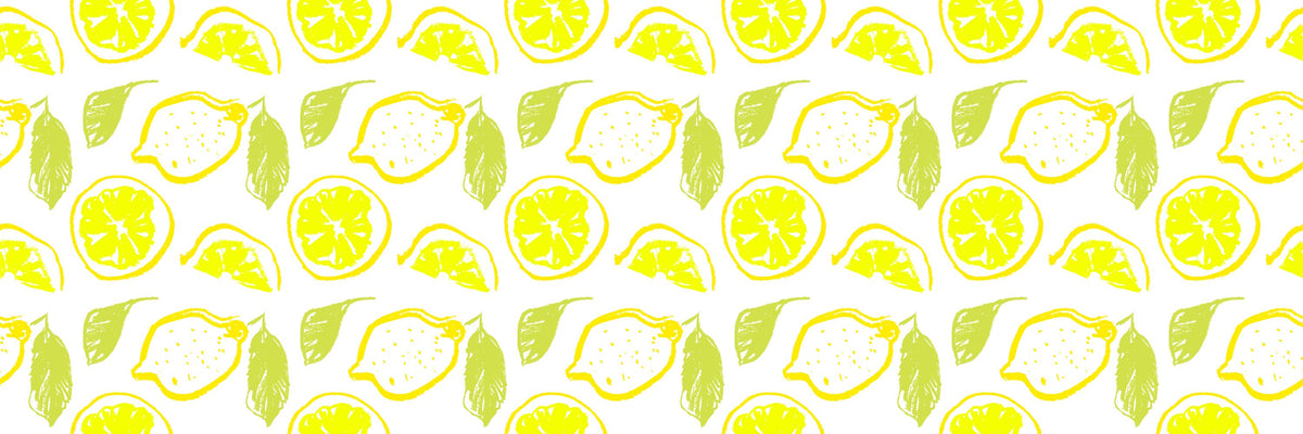 Summer Lemon Love Mural Wallpaper - pure wallpaper artwork