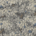 Fruit Tree Bower, Blue on Mauve Mural Wallpaper - pure wallpaper artwork