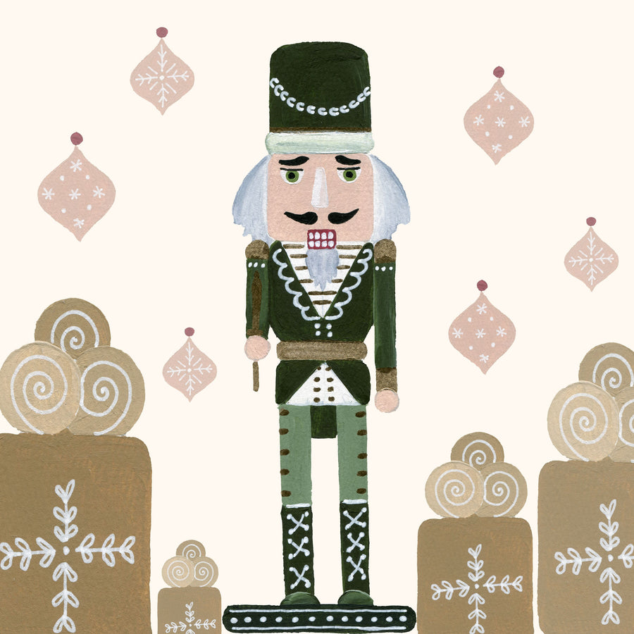 Vintage Nutcrackers IV Mural Wallpaper