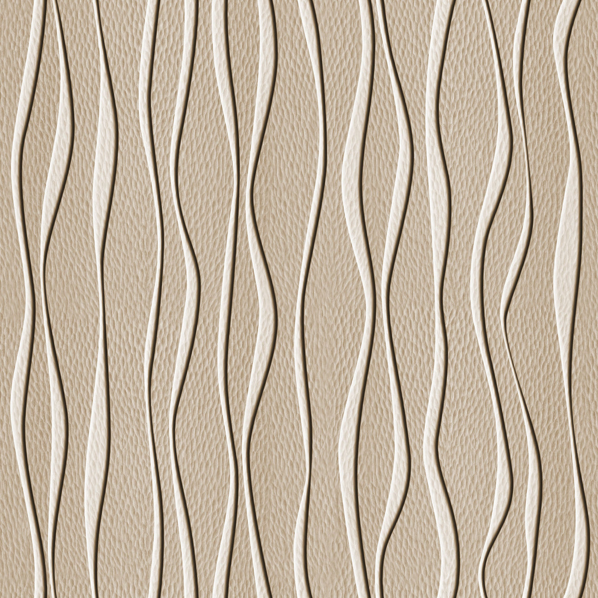 Swaying Lines, Beige Mural Wallpaper - pure wallpaper artwork