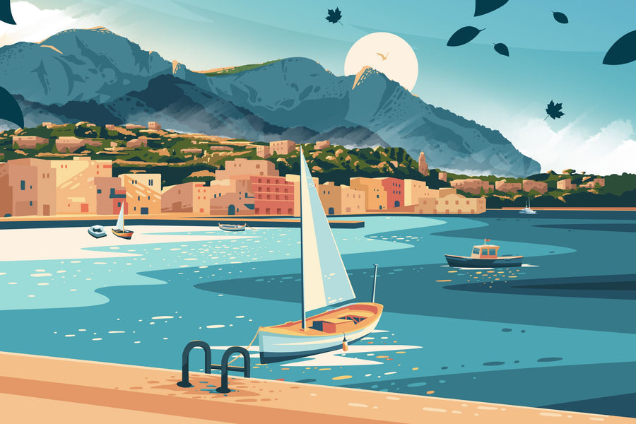 Travel Capri Mural Wallpaper