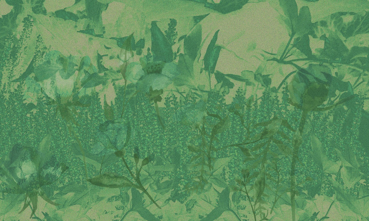 Meadow Memories, Chlorophyll Mural Wallpaper - pure wallpaper artwork
