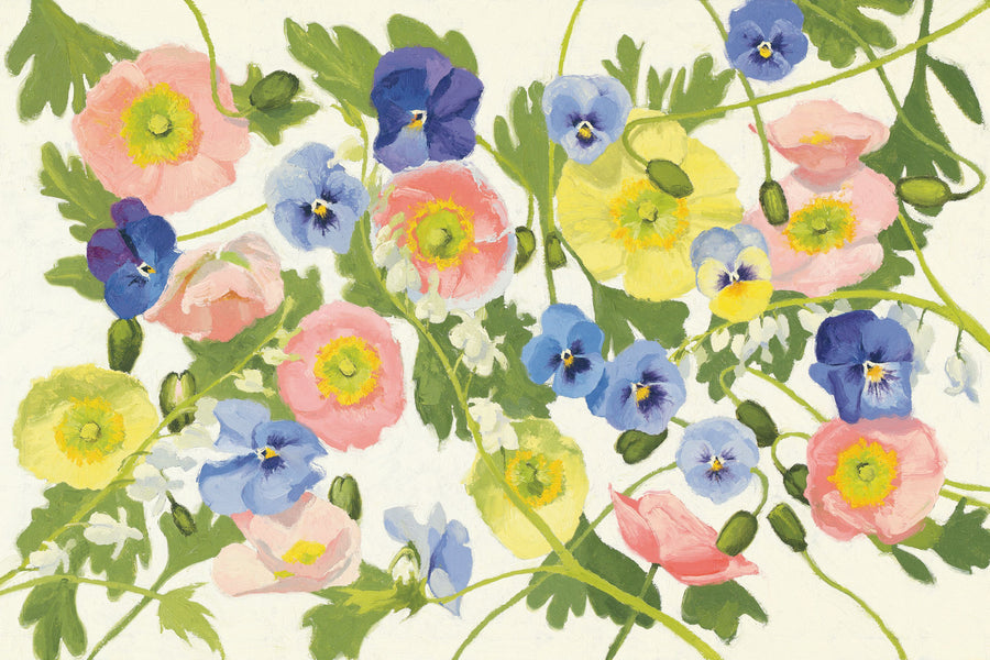 Floral Mural Wallpaper