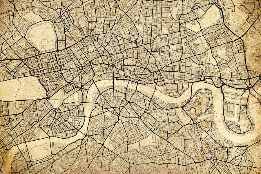Central London Vintage Mural Wallpaper