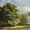 Painted Oak Landscape Mural Wallpaper - pure wallpaper artwork
