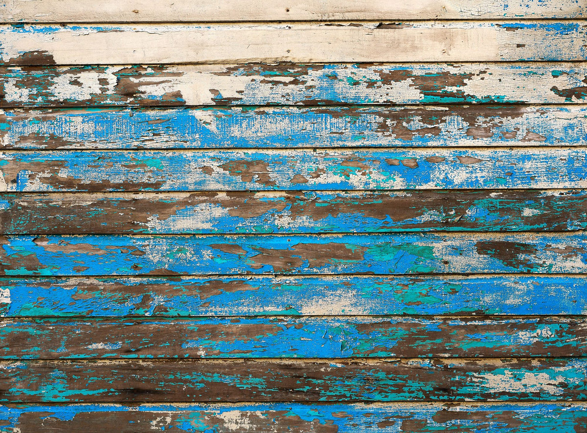 Coastal Weathered Boards Mural Wallpaper - pure wallpaper artwork