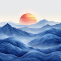Summit Sunset Mural Wallpaper - pure wallpaper artwork