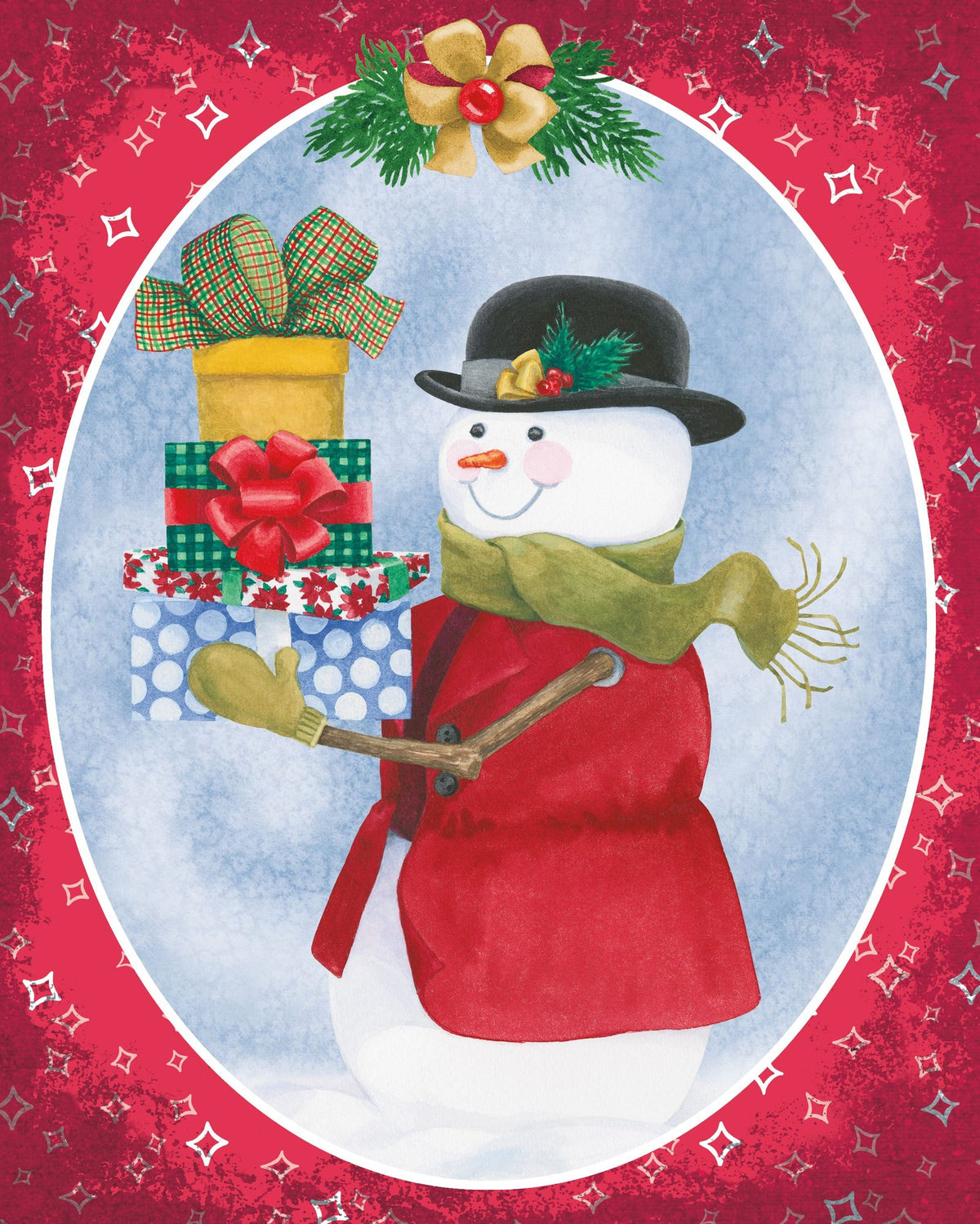 Main Street Christmas VIII Mural Wallpaper - pure wallpaper artwork