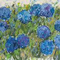 Summer Hydrangeas Mural Wallpaper - Cool Tone - pure wallpaper artwork