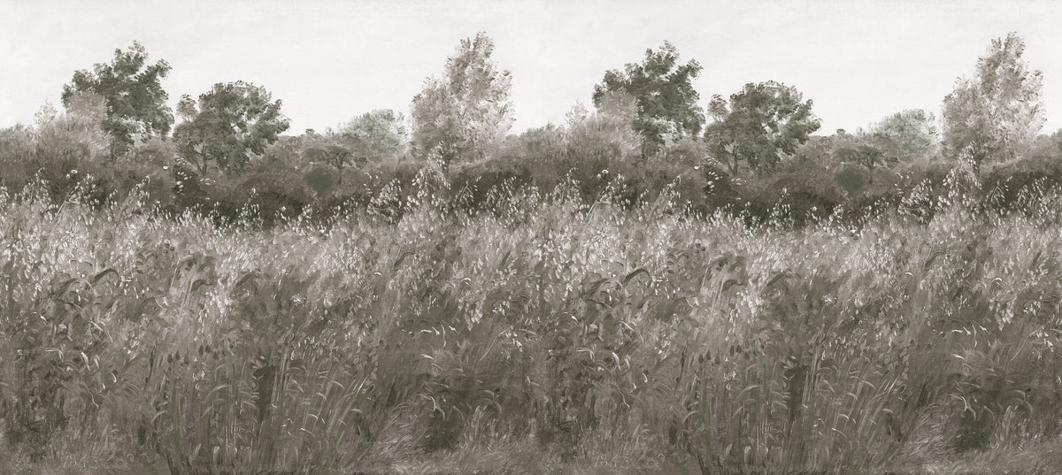 Meadow Whisper, Olive Mural Wallpaper - pure wallpaper artwork