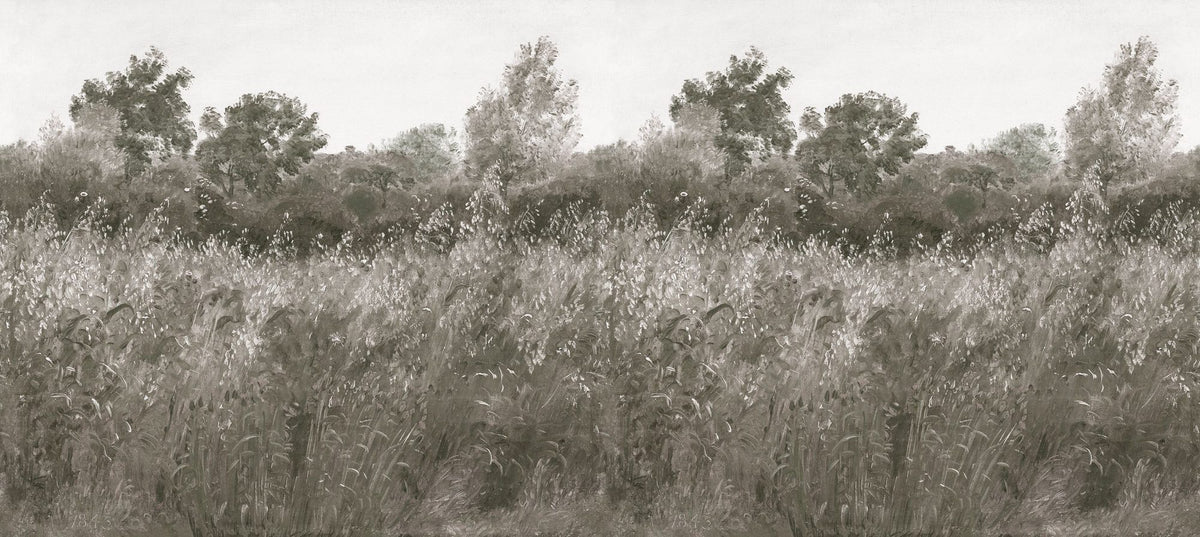 Wiesenflüstern, Oliven Wandbild-Tapete