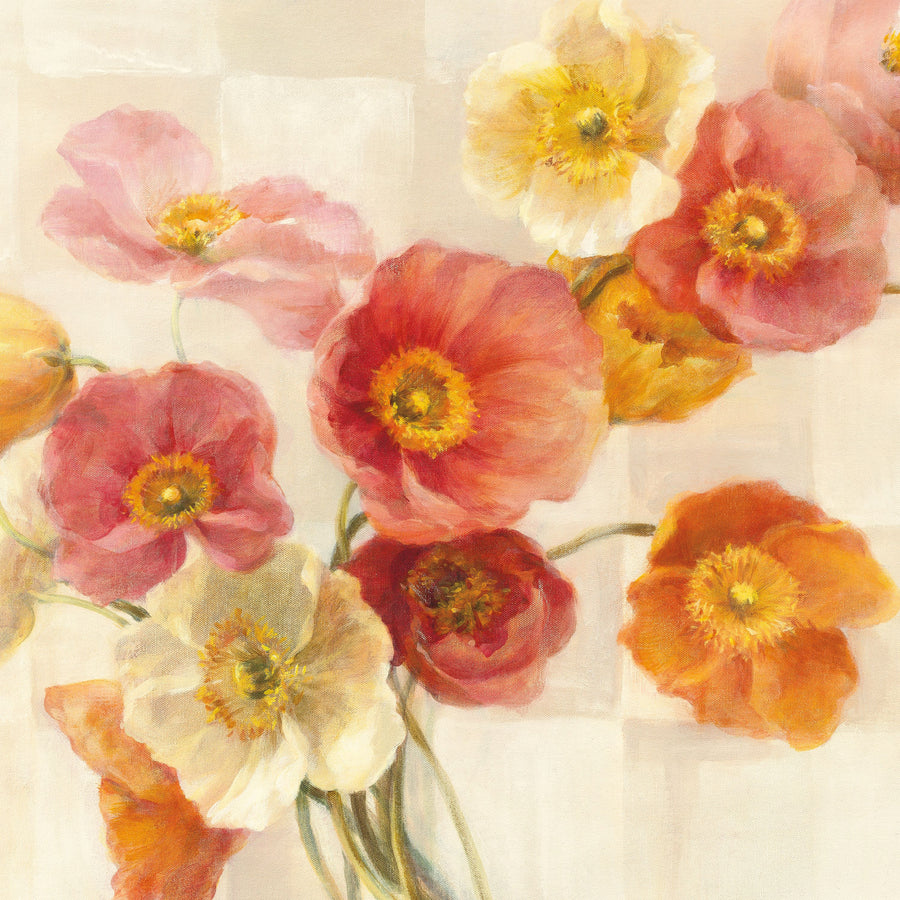 Poppies Delight Crop I Mural Wallpaper
