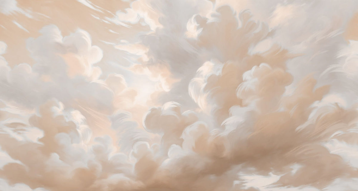 Clouding, Sepia Mural Wallpaper - pure wallpaper artwork