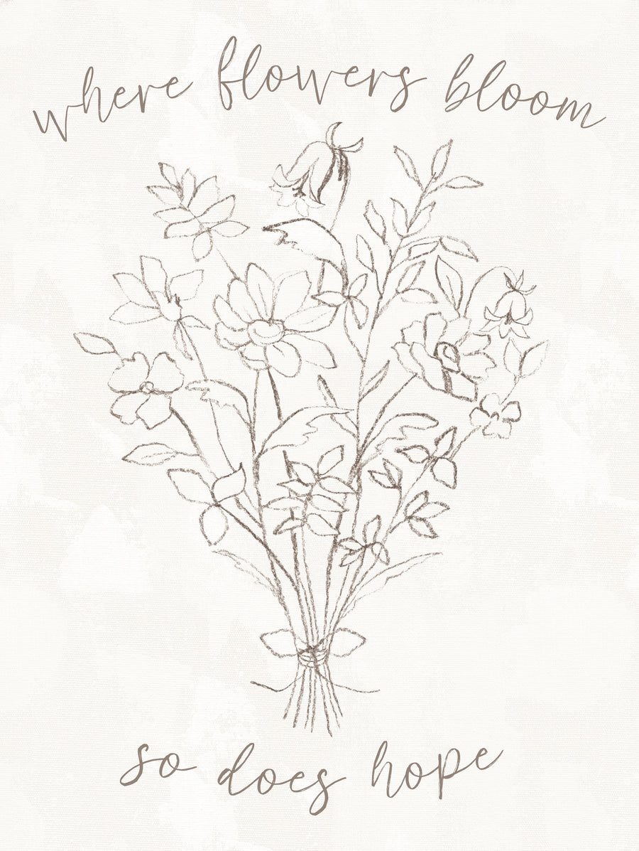 Wild Blooms VII Mural Wallpaper