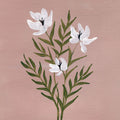 Pretty Little Flower IV Mural Wallpaper - pure wallpaper artwork