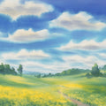 Meadow Path Mural Wallpaper - pure wallpaper artwork
