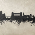 Rome Italy Skyline Concrete Mural Wallpaper - pure wallpaper artwork