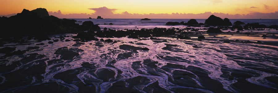 Amethyst Shore Mural Wallpaper