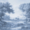Riverbank Oak Landscape, Blues Mural Wallpaper - pure wallpaper artwork