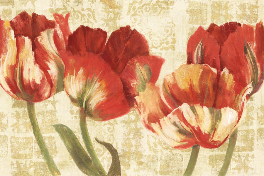 Spring Tulips Mural Wallpaper