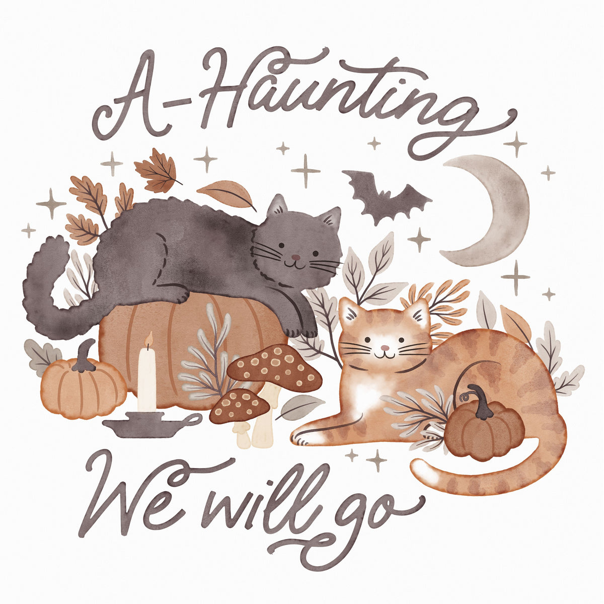 Pumpkins and Paws III Mural Wallpaper - pure wallpaper artwork