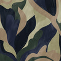 Dynamic Fields, Butter Yellow & Navy Mural Wallpaper - pure wallpaper artwork